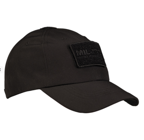 Mil-Tec Baseball шапка с козирка Softshell за зима, черна