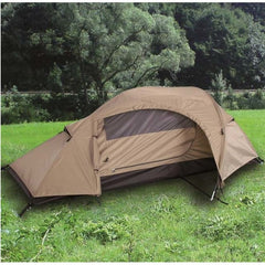 Mil-Tec šotor "Recom" za 1 osebo, coyote, 240 x 135 x 85cm