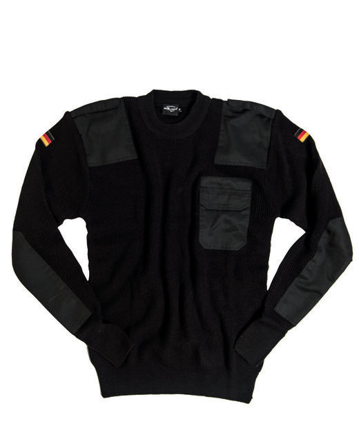 Mil-Tec BW VLNA суитшърт с джоб, черен