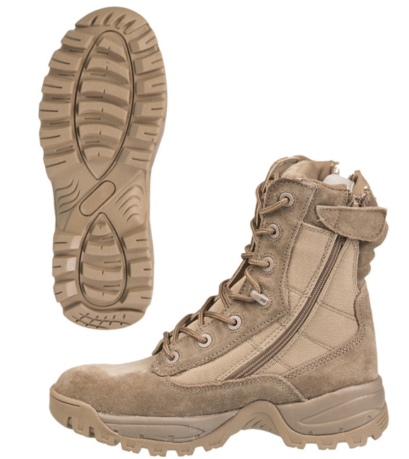 Mil-Tec TACTICAL тактически ботуши с два YKK цип, койот