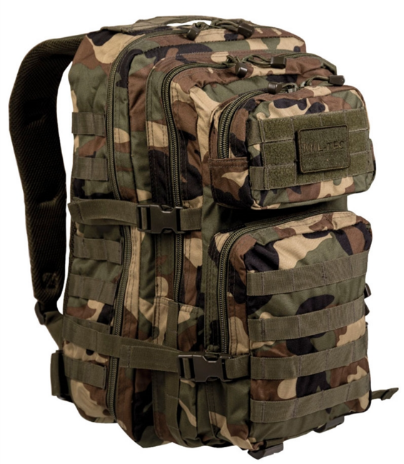 Mil-Tec US Assault раница Large Woodland, 36L
