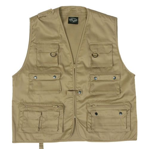 Mil-Tec JAGD ловен елек, Khaki