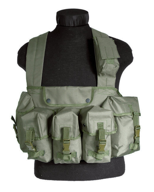 Mil-Tec CHEST RIGG 6 вреќа тактичен елек, маслинен