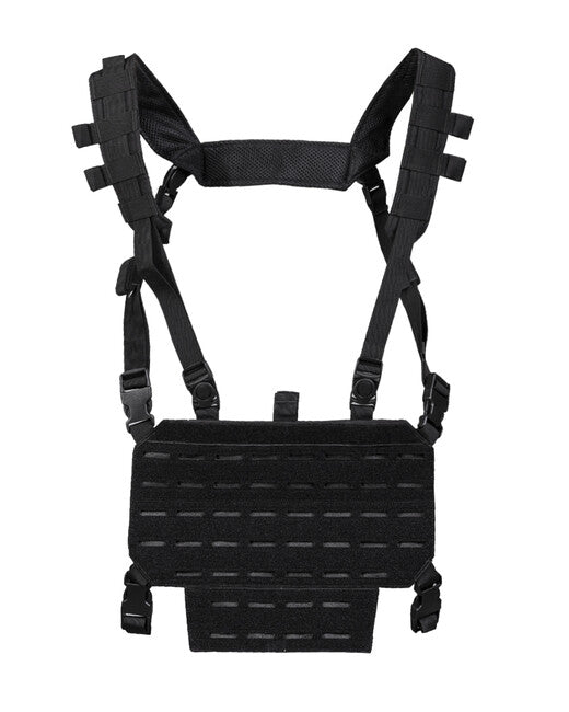 Mil-Tec CHEST RIG лека тактическа елек с LASER панел, черна
