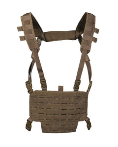 Mil-Tec CHEST RIG αμάνικο γιλέκο τακτικό ελαφρύ με LASER panel, dark coyote