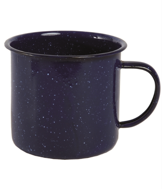 Mil-Tec Western емайлиран канче, синьо, 350ml
