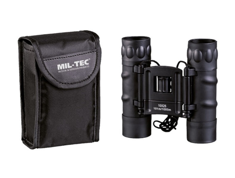 Mil-Tec Поколение II 10x25 бинокъл, черен