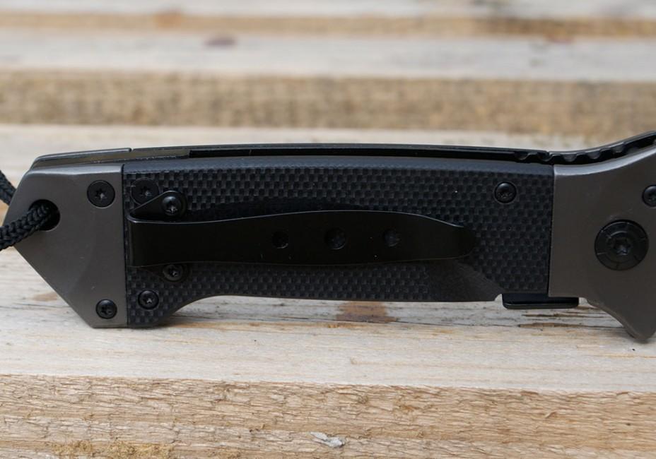 Mil-Tec DA35 сгъваем нож Micarta 22см, черен