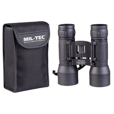 Mil-Tec сгъваем бинокъл 10x42, черен