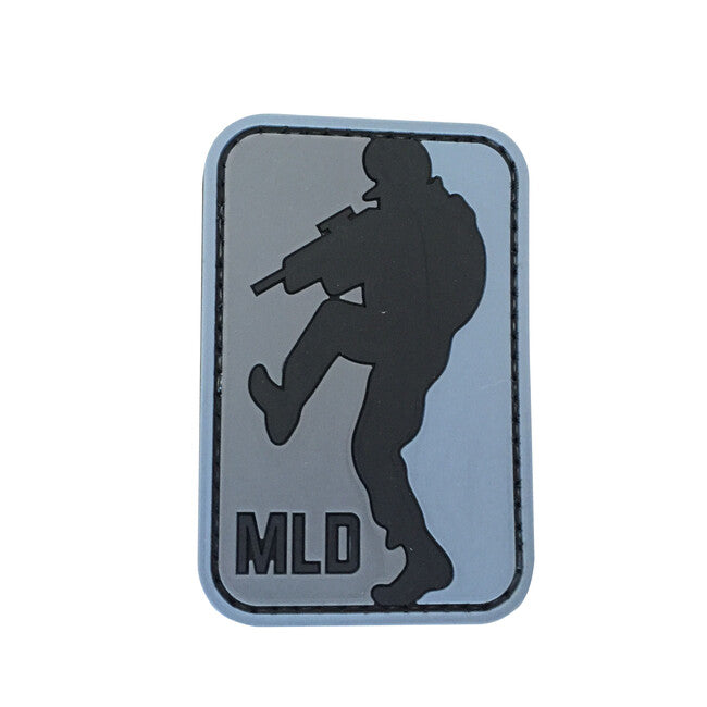 WARAGOD MLD-основен League DoorKicker нашивка PVC, черна