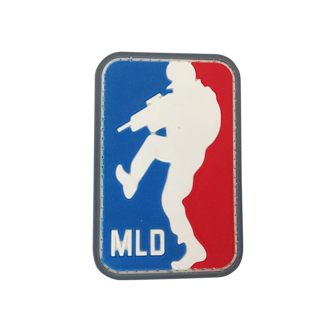 WARAGOD MLD-основен League DoorKicker нашивка PVC Patch, бяла