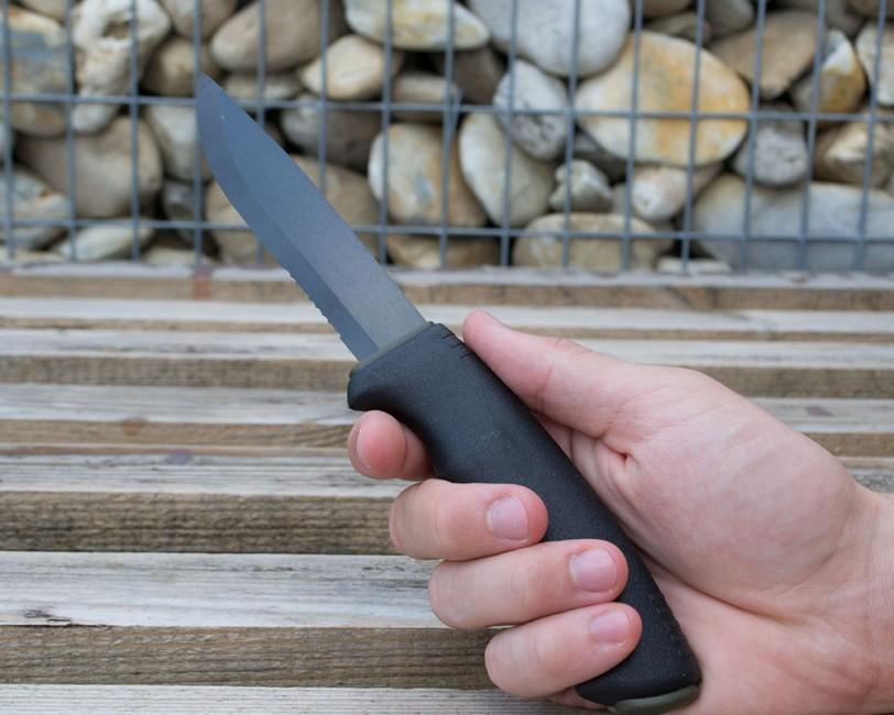 Mora на Sweden Bushcraft SRT нож, черен