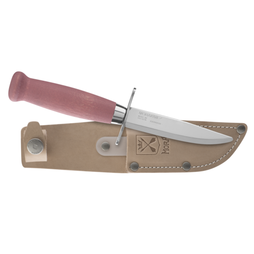 Morakniv Scout 39 Safe нож за открито, розов (S)