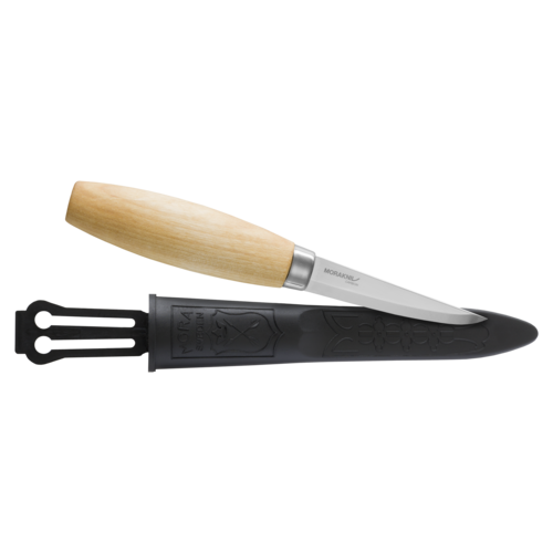 Morakniv 106 (C) релефен нож Natural, дърворезен