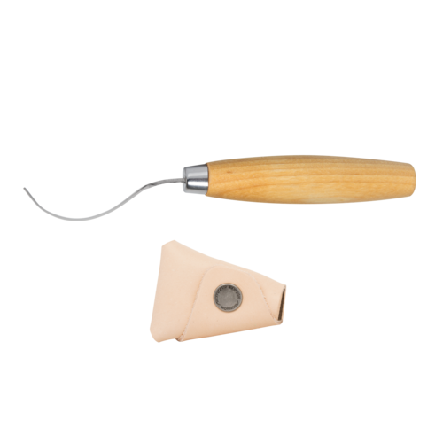 Morakniv 163 Double Edge дърворезбарски нож + калъф, дърво