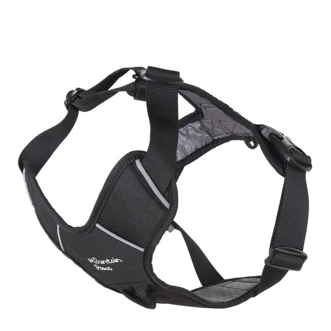 Mountain Paws Dog Harness мъжко постромче със подложка за кучета средни размери, черно