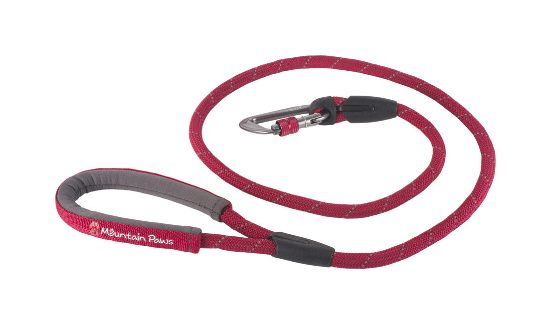 Mountain Paws Rope Lead водило, червено