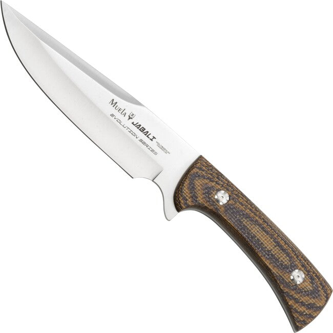MUELA Jabali нож с твърдо острие Micarta Mustard