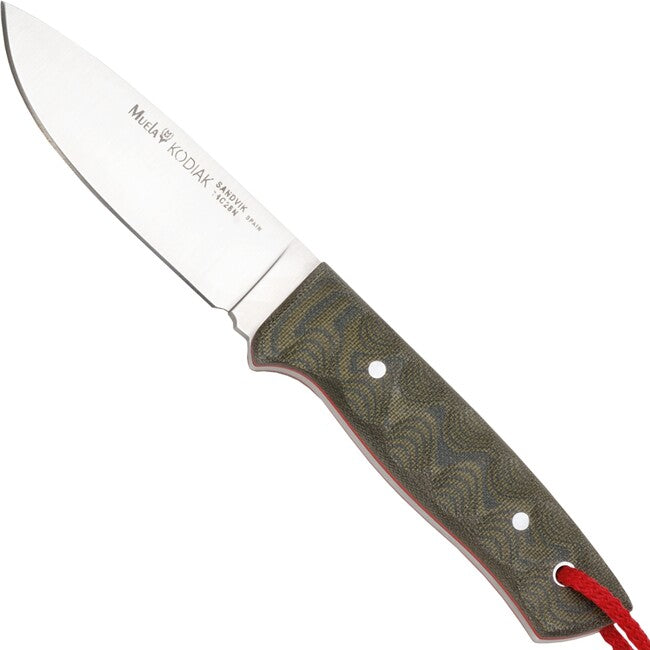 MUELA Kodiak нож Canvas Micarta с фиксирана острие