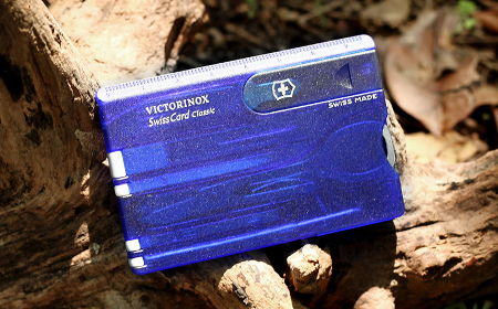 Victorinox SwissCard мултифункционална карта 10 в 1, синя