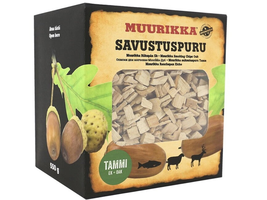 Muurikka чипс за пушене дъб, 550g