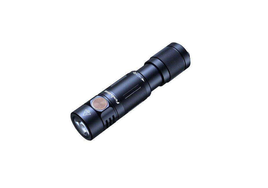 Fenix E05R съм батерия мини фенер, черен
