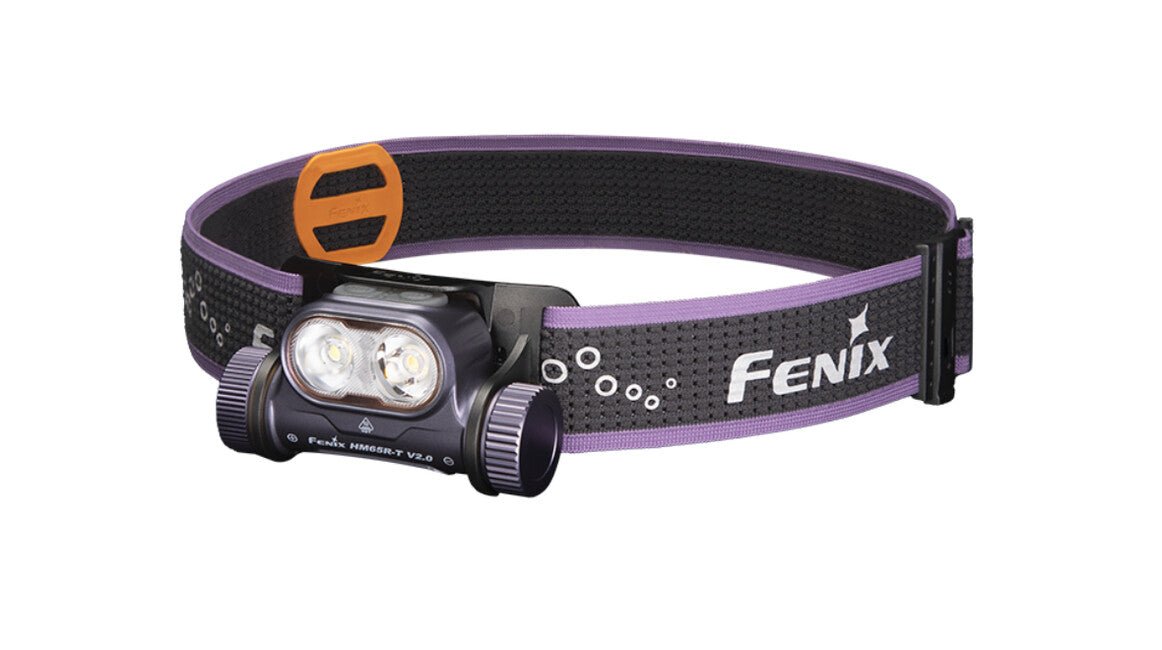 Fenix HM65R-T V2.0 акумулаторен фенер за глава, тъмнолилав