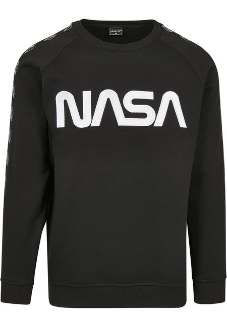Urban Classics NASA Wormlogo Rocket суитшърт мъжки, черен