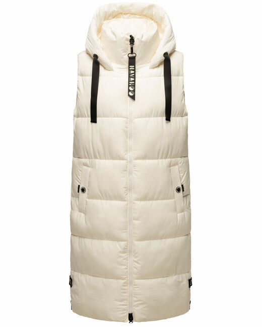 Navahoo Schnuffelchen дълга елек дамска, offwhite