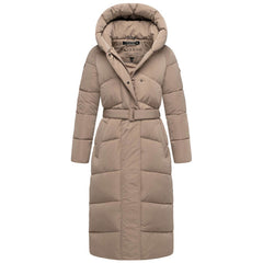 Navahoo EISBLICK γυναικείο μακρύ χειμερινό μπουφάν, taupe grey