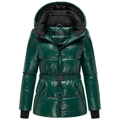 Navahoo EISGLANZ дамско зимно яке с качулка, evergreen