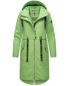Navahoo JOSINAA дамско демисезонно яке с качулка, Jade green