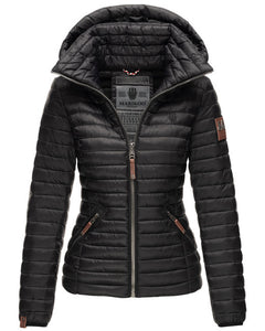 Marikoo LOWENBABY women's transitional jacket with hood, black