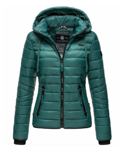 Navahoo Lulana дамско демисезонно яке с качулка, Ocean green