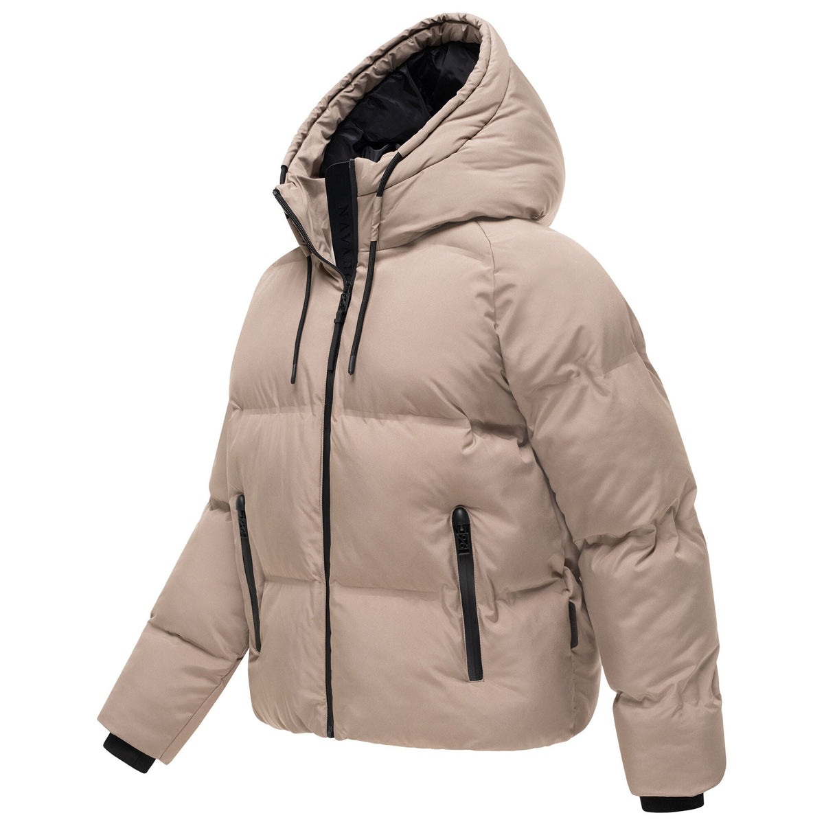 Navahoo Petit-Puffy 14 dámska prešívaná bunda, Taupe grey