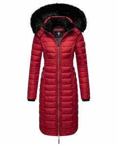 Navahoo UMAY ženski prešiti plašč, Blood red