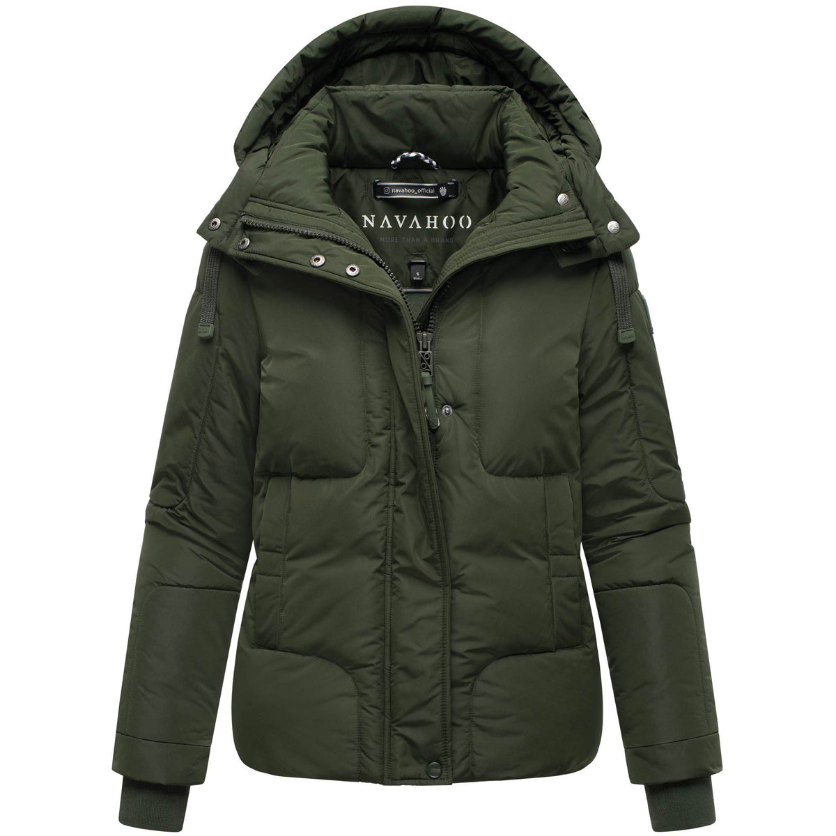 Navahoo Zauberlicht 14 dámska prešívaná bunda, dark olive