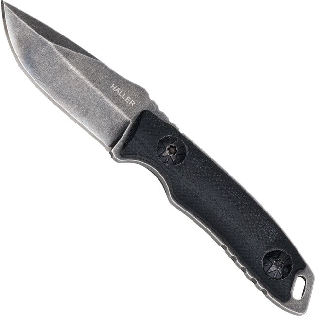 Haller Neck Knife нож с твърдо острие G10 каменно изпрано