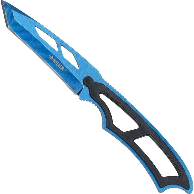 Haller NeckKnife нож с твърдо острие, син елоксиран