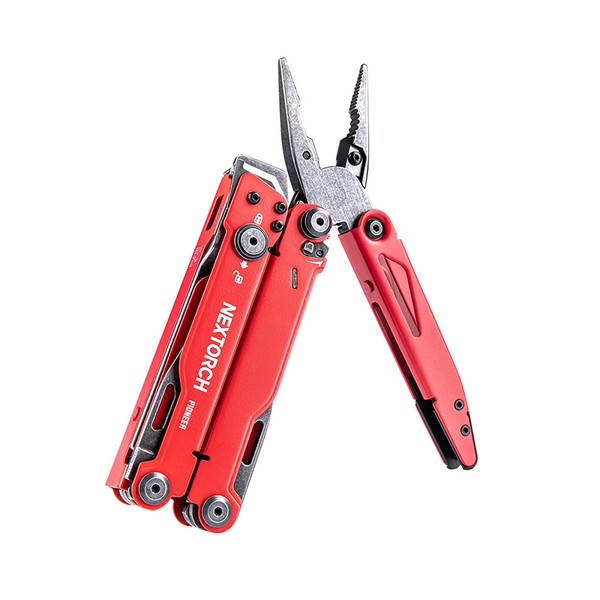 NexTorch® Pioneer MT20RE мултифункционално орудие спасителен edition, червена