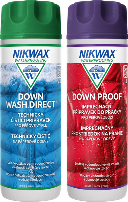 Nikwax Twin Down пране.директен / Proof комплект 2 бр. препарати 300ml
