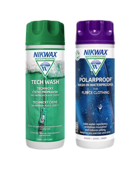Nikwax Twin Tech Wash / Polar Proof комплект 2 бр. препарати 300ml