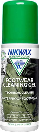 Nikwax Footwear Cleaning Gel почистващ гел с четка за спортни обувки, 125ml