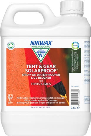 Nikwax Tent & Gear Solar Proof импрегниращ препарат за палатки и аутдор оборудване, 2.5l