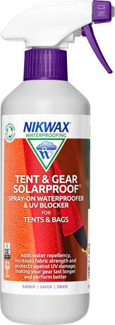 Nikwax Tent & Gear Solar Proof водоустойчив препарат за палатки и открит оборудване 500ml