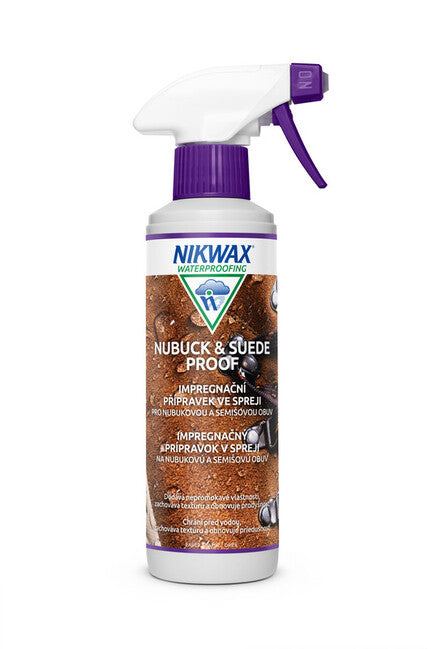 Nikwax Nubuck & Suede Proof Spray импрегниращ препарат в спрей за нубук и велур, 300ml