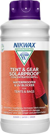 Nikwax Tent & Gear Solar Proof Concentrate импрегниращ препарат за палатки и открит оборудване концентриран, 1l