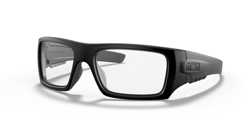Oakley Det Cord балистични очила с прозрачна леща, мат черни