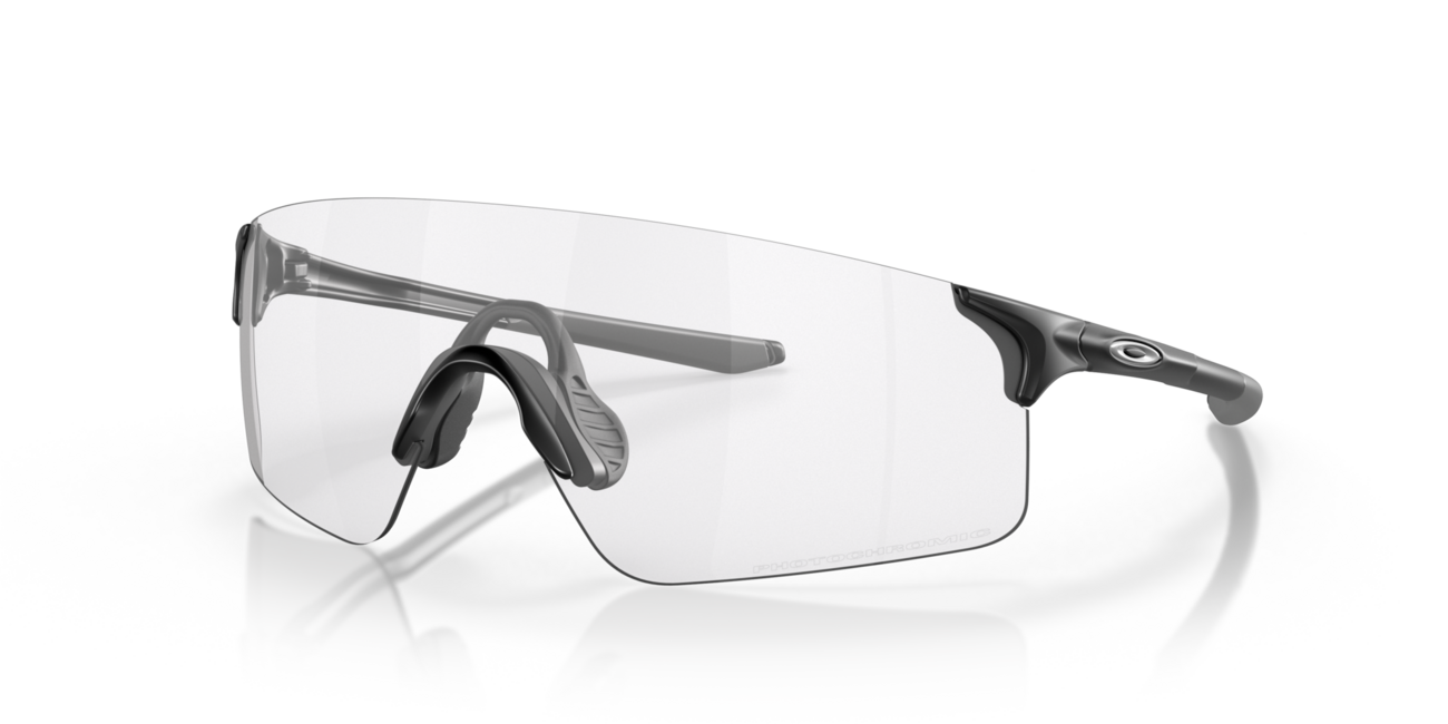 Oakley EVZERO BLADES фотохроматични слънчеви очила с рамка Matte Black и стъкла Clear 50% Irid Photo
