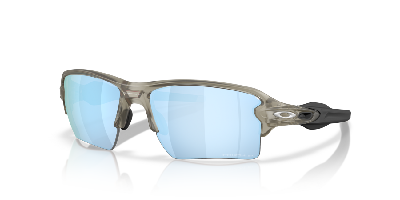 Oakley FLAK 2.0 XL слънчеви очила с рамка Matte Grey Ink и със стъкла Prizm Deep Water Polar, 59, Metal